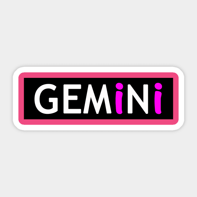 Gemini Sticker by Chanap